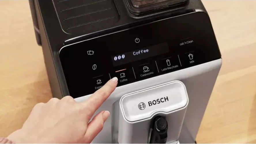 Espressor automat Bosch VeroCafe TIE20301, 15 bari, 1,4 l, râșniță ceramică, dispozitiv spumare lapte MilkMagic Pro, sistem SensoFlow, argin — imaginea 5