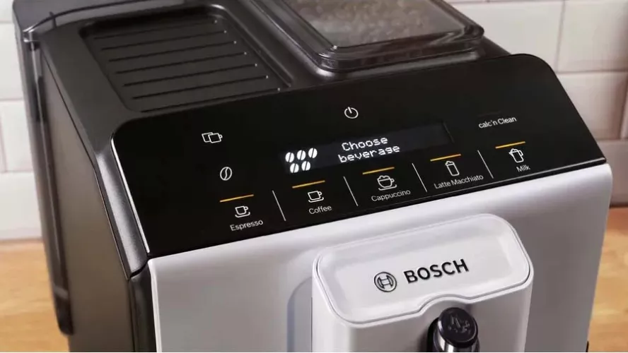 Espressor automat Bosch VeroCafe TIE20301, 15 bari, 1,4 l, râșniță ceramică, dispozitiv spumare lapte MilkMagic Pro, sistem SensoFlow, argin — imaginea 6