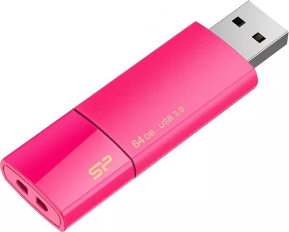 Memorie USB Silicon power Blaze B05 64GB USB 3.2, Roz — imaginea 3