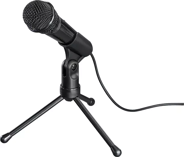 Microfon Hama MIC-P35 Allround 3.5Mm Jack Plug Negru — imaginea 3