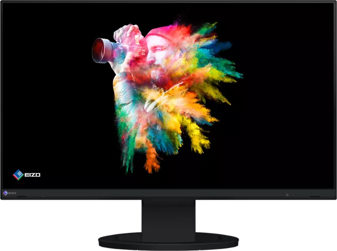 Eizo 24" IPS FlexScan -, 8", lat (16:9), USB-C, DP, HDMI, negru - imagine 1
