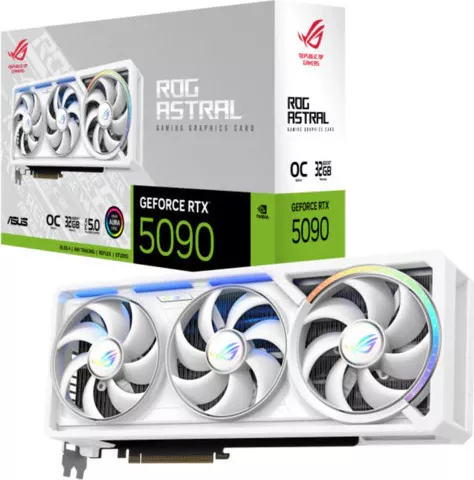Asus RTX 5090 32GB GDDR7 512 bit ROG Astral OC White