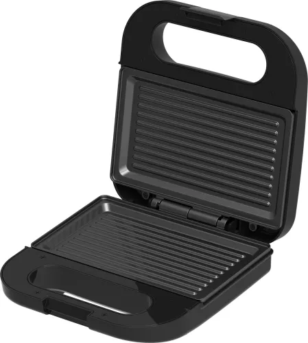 Sandwich maker Heinner SILVERSTONE SM-K750FGSL, 750w, capacitate: 2 sandwich-uri, plăci antiadezive fixe tip grill, silver — imaginea 6