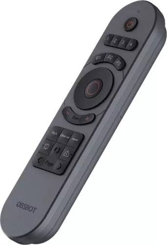 Telecomanda Obsbot Tiny Smart Remote 2, gri, design elegant, funcții AI — imaginea 3