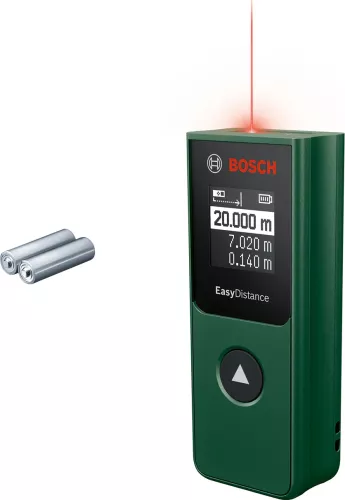 Telemetru Bosch EasyDistance 20 0603672AZ0, măsurarea precisă cu laser a distantelor de până la 20 m, măsurare lungimi, suprafețe și volume — imaginea 3