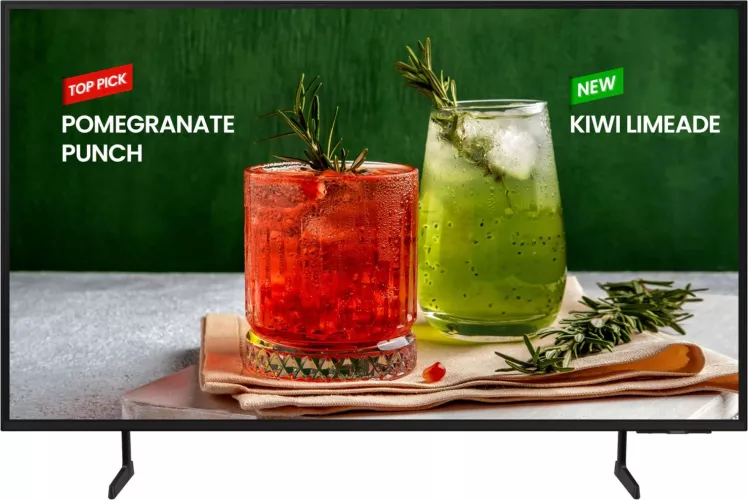 digital signage 190 cm 75" 4K Samsung Smart UltraHD HDMI USB 2.0 LAN Wifi Bluetooth - imagine 1