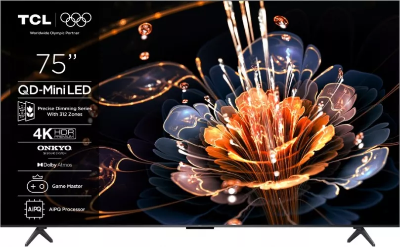 Smart 190 cm 75" 4K TCL Mini 75C61KS UltraHD CI+