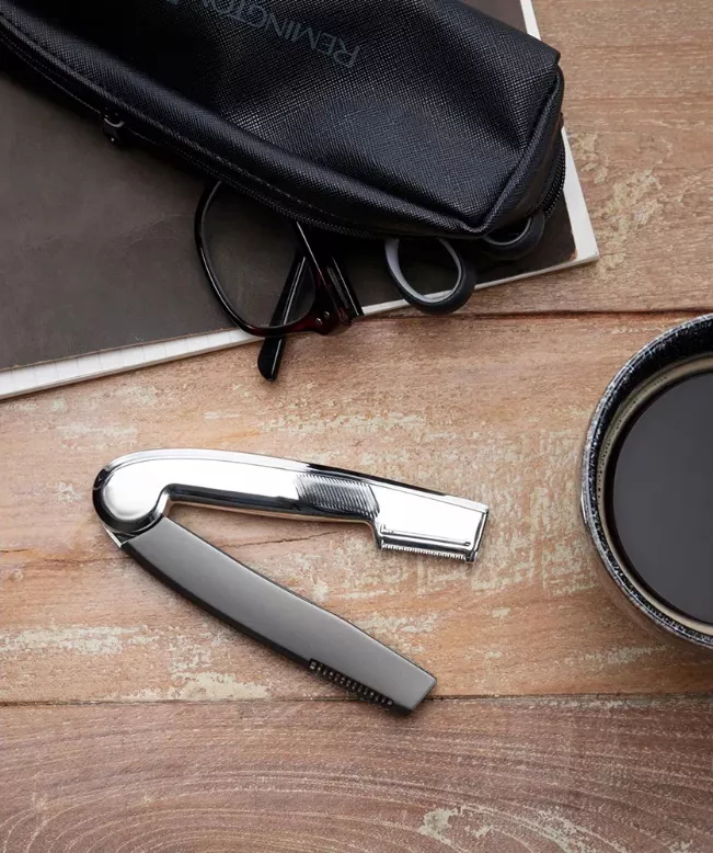Trimmer pliabil pentru detalii Remington Heritage FOLD OUT MPT1000 Negru/Argintiu — imaginea 6