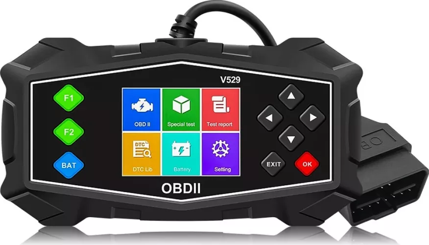 Tester Diagnoza Auto OBD2 Techstar V529 cu Ecran Color &ndash