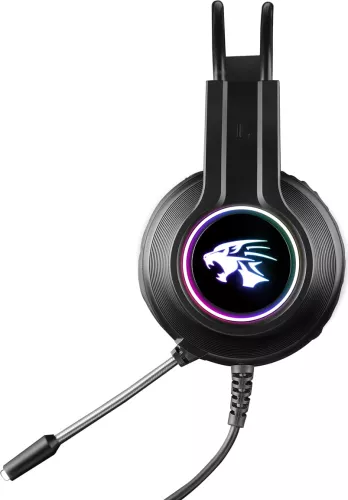 Căști Gaming Varr VH8030, Iluminare RGB, Negru — imaginea 4