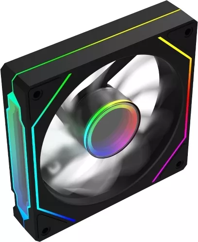 Ventilator Aqirys 6P-12SRB17B-ARGB Reverse Blade, 120mm, 120mm (Negru) — imaginea 6