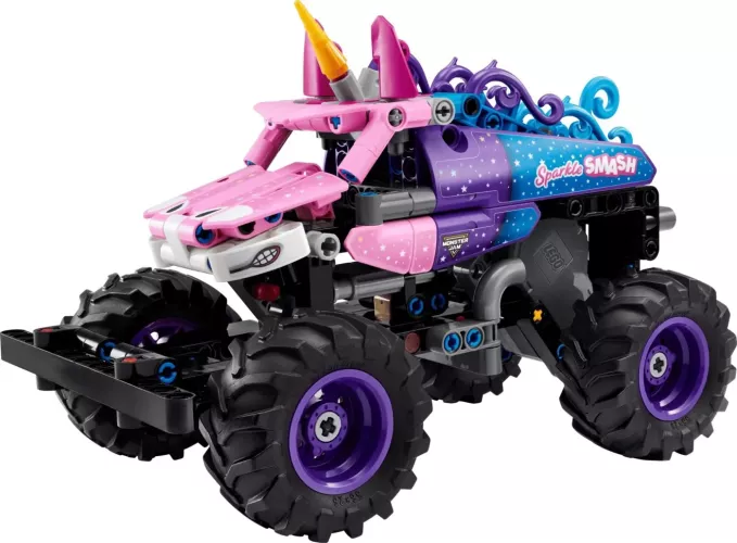 Lego Technic Monster Jam Sparkle Smash cu motor cu arc — imaginea 5