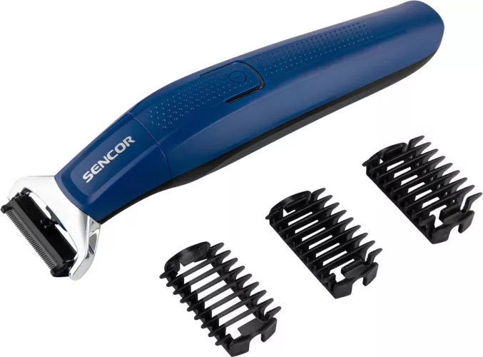Aparat de ras multifuncțional Sencor SHP0450BK Autonomie 45 minute 3 piepteni ghidare 1 3 5 mm MicroUSB (Albastru) — imaginea 5