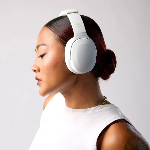 Căști Skullcandy Crusher Evo S6EVW-S951, Bluetooth, Over-Ear, Microfon, Bone Orange Glow — imaginea 6