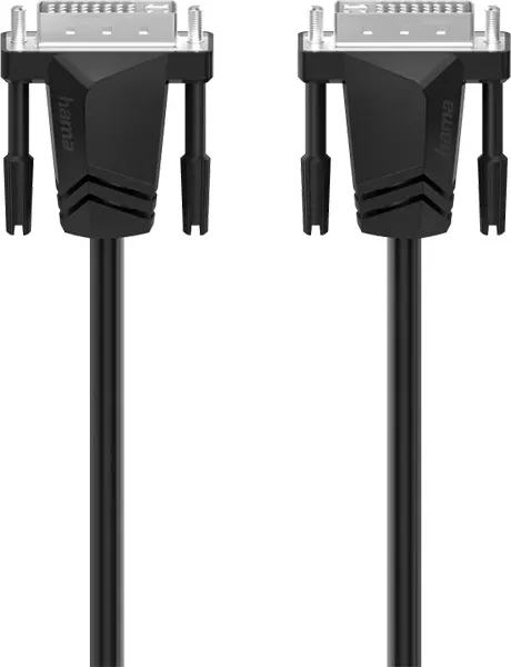 Cablu DVI (24+1) Hama 200706, 1.5m, negru — imaginea 3