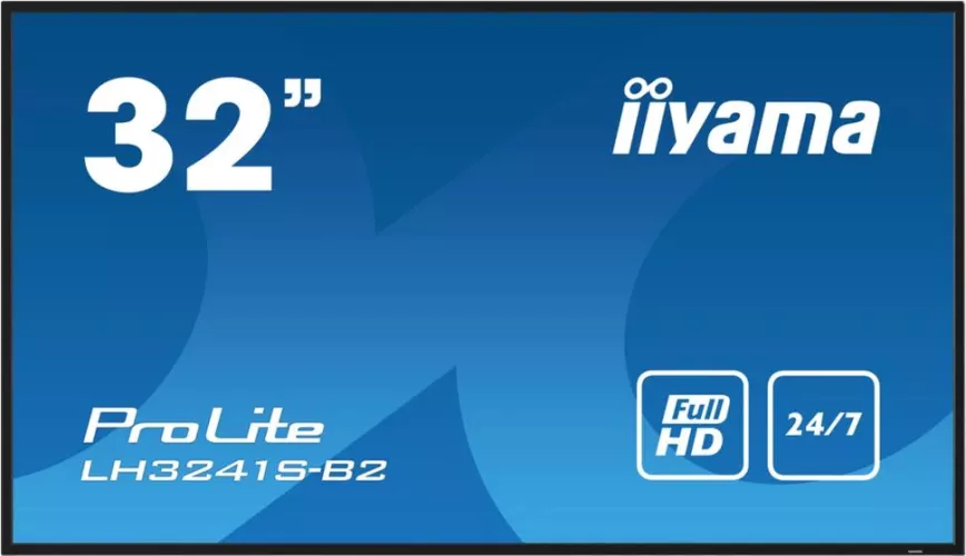 Iiyama 31.5" IPS, Full HD, VGA, HDMI, Boxe negru