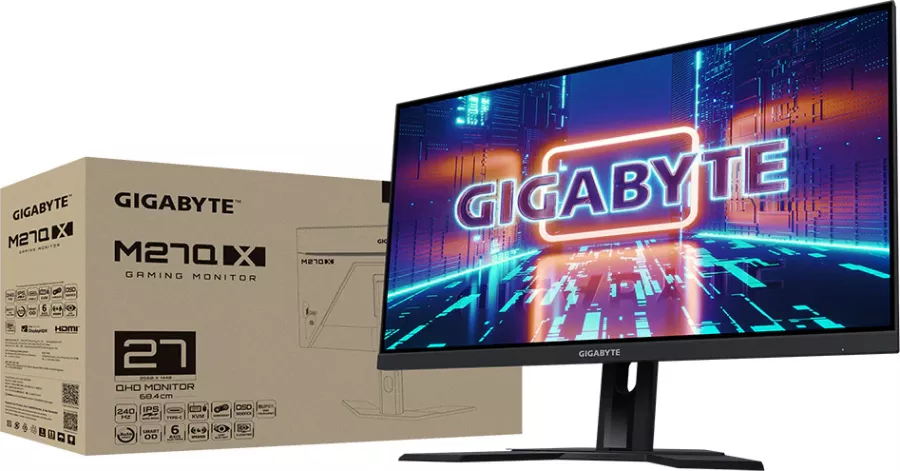 Monitor gaming Gigabyte M27Q X 27 inch IPS QHD 2560 x 1440 1 ms Monitor gaming Gigabyte M27Q X 27 inch IPS QHD 2560 x 1440 1 ms