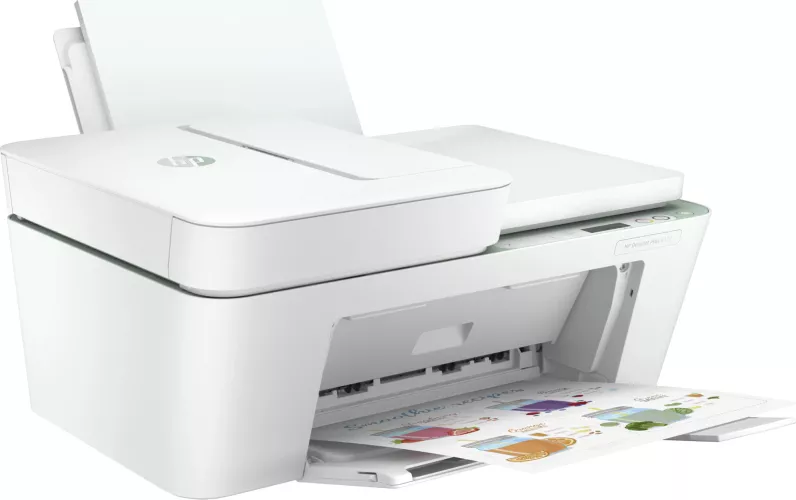 Multifunctional Inkjet color HP DeskJet Plus 4122e All-in-One Wireless ...