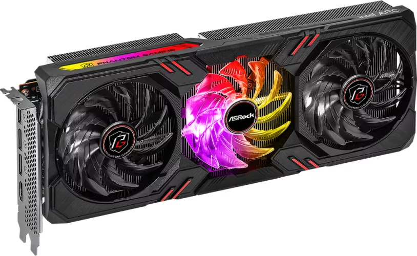 【新品】Intel Arc A770 Phantom Gaming 16GB Placa video ASRock Intel Arc A770 Phantom Gaming OC 16GB GDDR6 256-bit