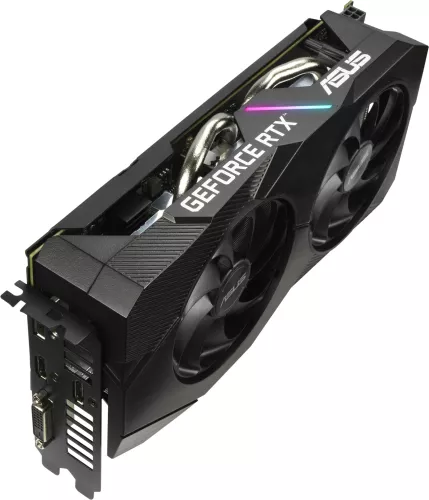 Placa video ASUS Dual GeForce RTX 2060 OC edition EVO 6GB GDDR6