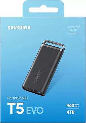 SSD extern 4TB Samsung T5 EVO Black USB 3.2 SSD extern 4TB Samsung T5 EVO Black USB 3.2