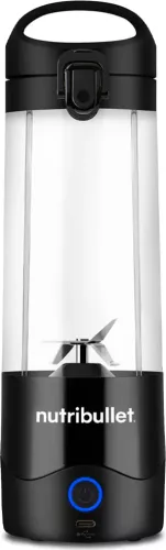 Blender portabil Nutribullet NBP003B, 0.475l, 1 treapta viteza, USB-C, negru — imaginea 4