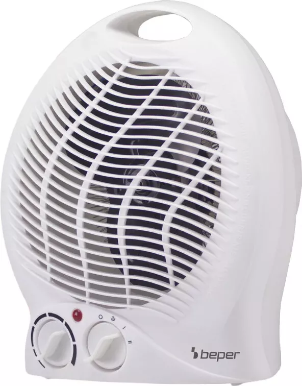 Beper BP203202, 2000 W, 2 trepte de putere, Alb — imaginea 4