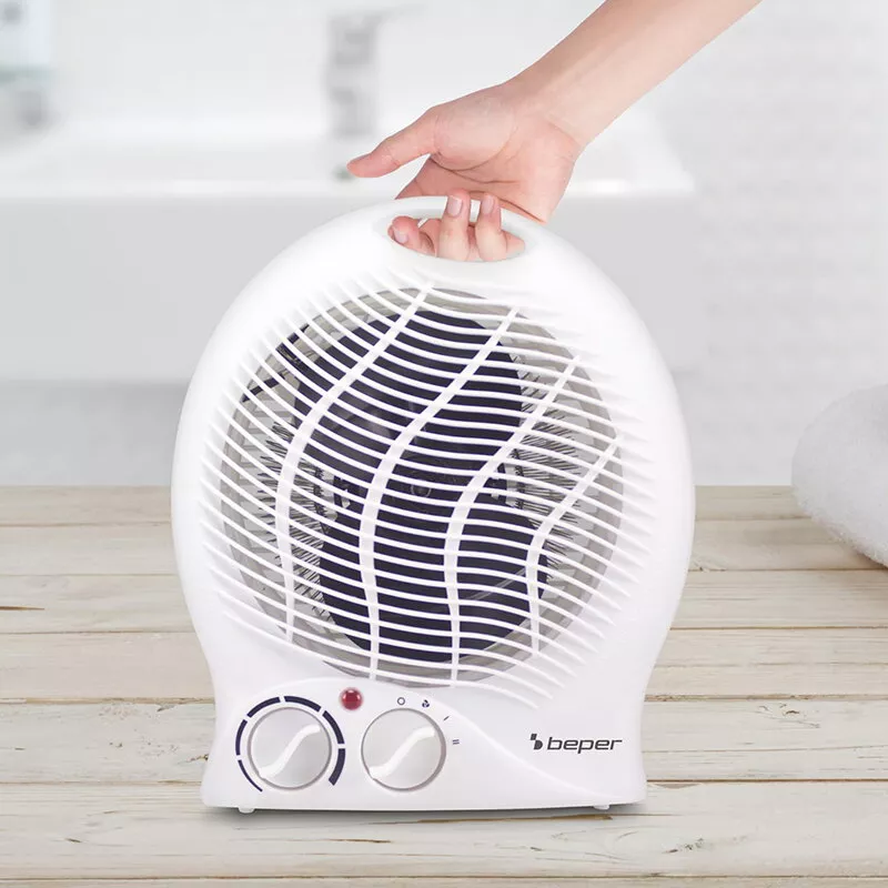 Beper BP203202, 2000 W, 2 trepte de putere, Alb — imaginea 6