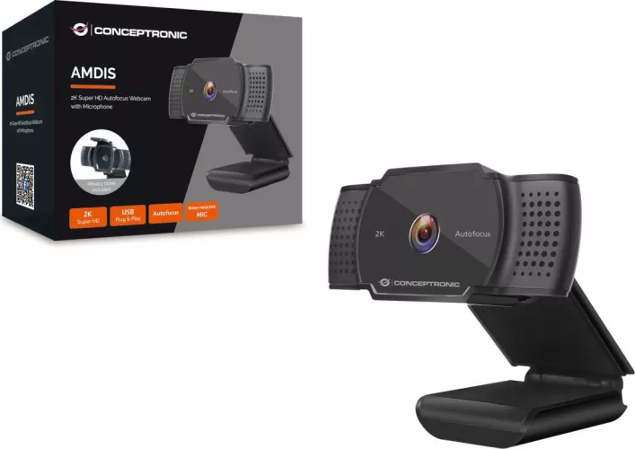 Camera web Conceptronic AMDIS02B Negru — imaginea 4
