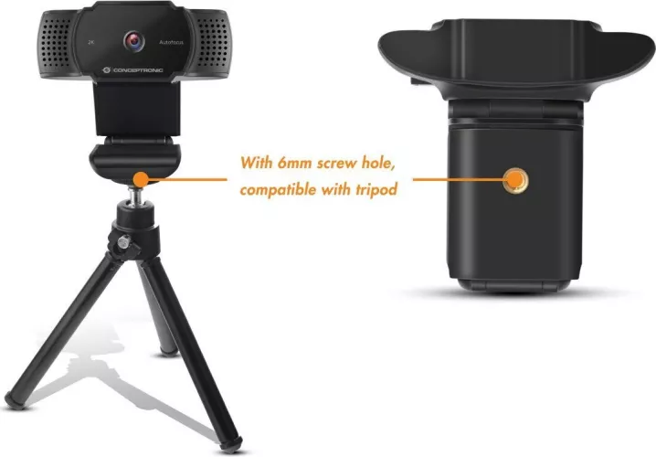 Camera web Conceptronic AMDIS02B Negru — imaginea 5