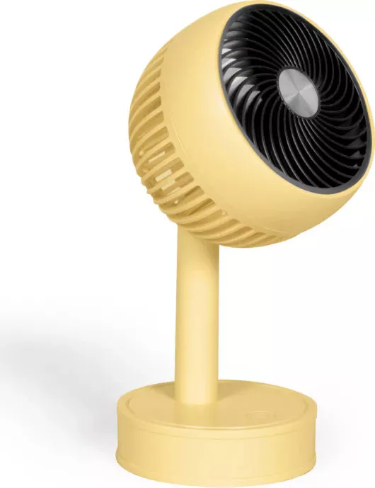 Mini Ventilator de Birou Livoo TEA310J Reîncărcabil 3 Viteze Diametru 7.5cm Acumulator 500mAh Autonomie 2h Galben — imaginea 6