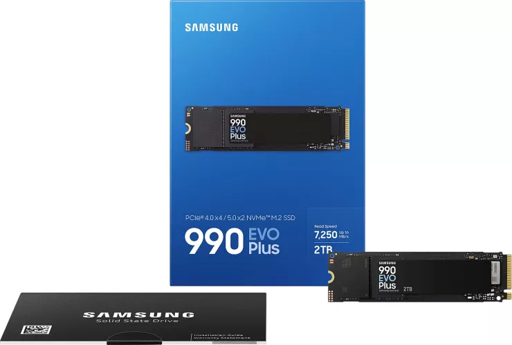 SSD 2TB Samsung M.2 NVMe 990 EVO Plus PCIe 4.0