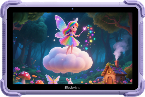 Tableta 8.68" Blackview LINK 1 Kids 64GB 4GB RAM Rockchip RK3562 Quad Core Wi-Fi BT Android 16 Dreamy Purple - imagine 1