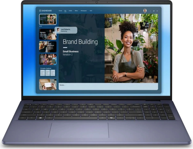 Laptop 16" Dell 16 Intel 7 150U 12MB 5.4GHz 16GB DDR5 512GB SSD Intel ...