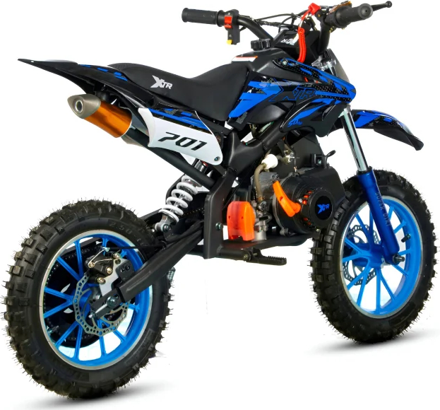 Mini Cross XTR 701 50cc 2 timpi pornire sfoara roti 10 inch