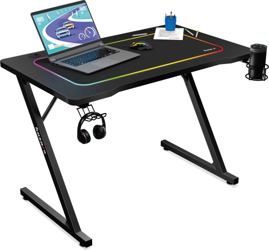 Birou Gaming Huzaro Hero 1.8 Negru — imaginea 6