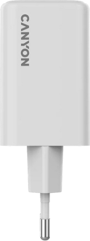 Incarcator rețea Canyon CNS-CUW65ACC 2 x USB-C 1 x USB 65W White — imaginea 4