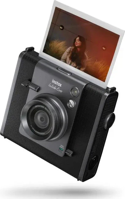 Aparat foto instant Fujifilm Instax Wide Evo Negru
