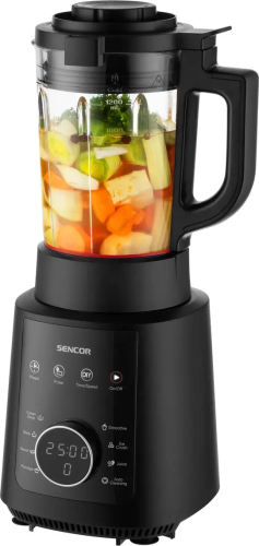 Blender de masă Sencor SBU0510BK 1200 W Cană 1.2 l 7 programe 9 viteze Autocurățare (Negru) — imaginea 4