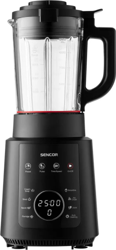 Blender de masă Sencor SBU0510BK 1200 W Cană 1.2 l 7 programe 9 viteze Autocurățare (Negru) — imaginea 5