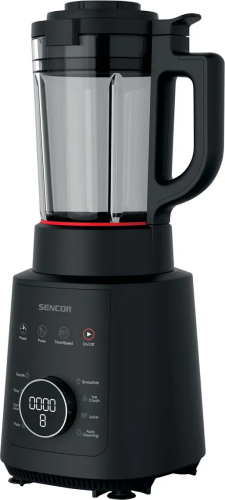 Blender de masă Sencor SBU0510BK 1200 W Cană 1.2 l 7 programe 9 viteze Autocurățare (Negru) — imaginea 3