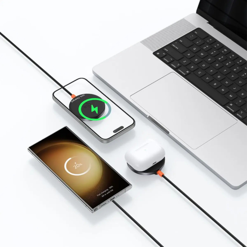 Incarcator wireless Magnetic Mcdodo CH-2860 MagQ 15W Qi2 cip MSC (Negru) — imaginea 4