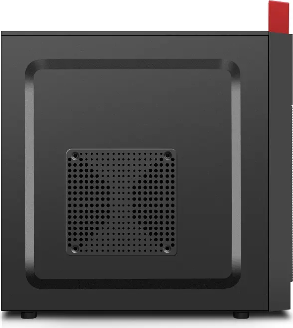 Carcasa Power Train IK240710B Middle Tower Fără sursa (Negru/Rosu) — imaginea 4