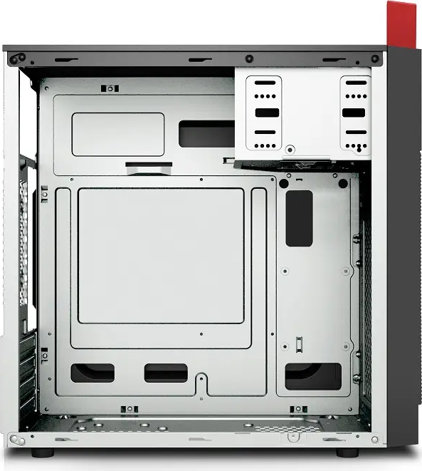 Carcasa Power Train IK240710B Middle Tower Fără sursa (Negru/Rosu) — imaginea 6