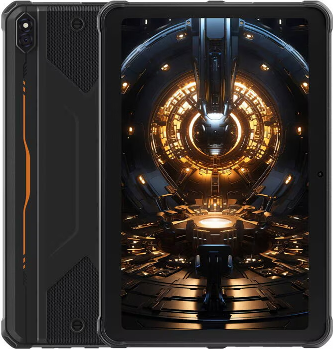 Tableta 10.1" Hotwav TAB R8 128GB 4GB RAM portocalie IP68 baterie 10800mAh - imagine 1