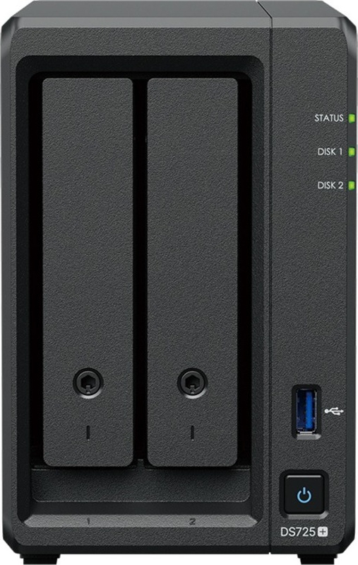 Network Attached Storage Synology DS725+ 4GB + 2x HAT3300-4T 4TB HDD
