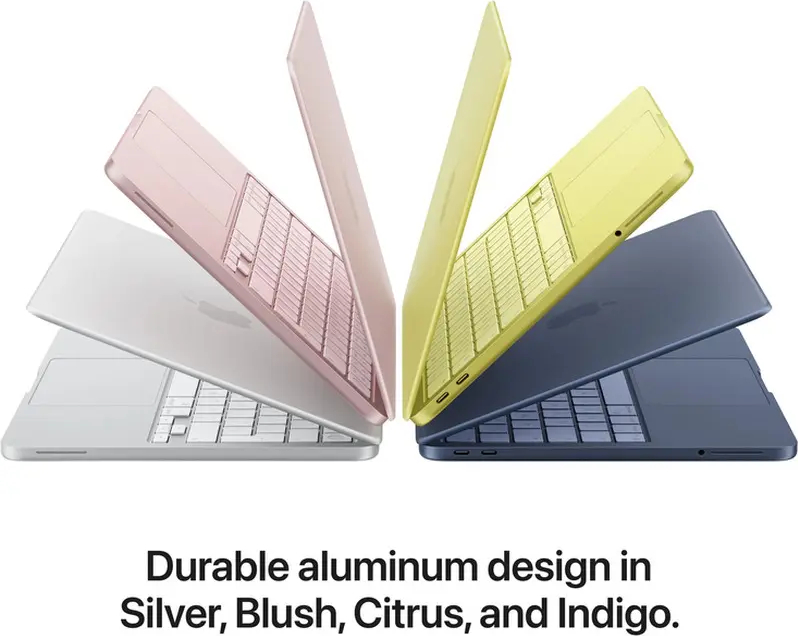 Macbook Roz Laptop Apple MacBook Neo 13 Procesor Apple A18 Pro 6-core CPU 5-core ...