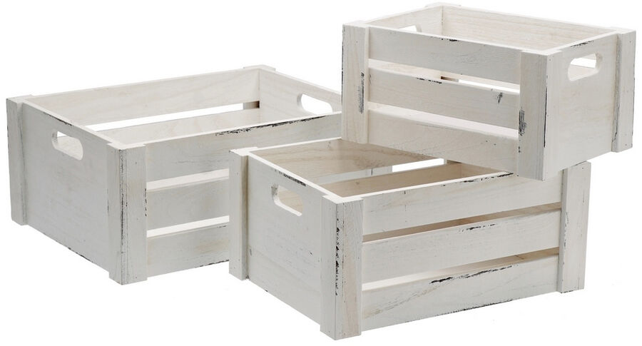 blumenhocker holz dänisches bettenlager Spetebo mit 3 Beinen Natur 3er Set - 32/26 / 22 cm - Massivholz Deko Pflanzenständer rund Größe: Breite x Höhe (cm):600 x 270