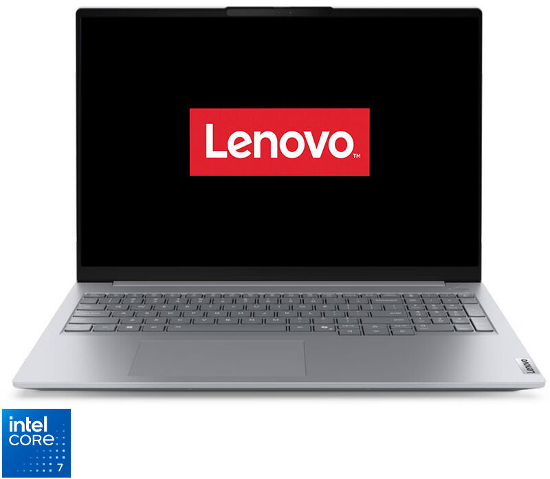 Laptop 16" Lenovo ThinkBook 16 G9 Intel 7 240H (24MB 5.2GHz) 8GB DDR5 512GB SSD Intel Graphics IRL WUXGA IPS No OS Arctic Grey - imagine 1
