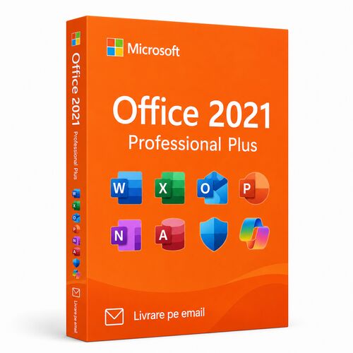 Licenta Microsoft Office 2021 Pro Plus Retail - Online 1 PC